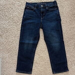 AE Stretch Super High-Waisted Ankle Straight Jean size 6